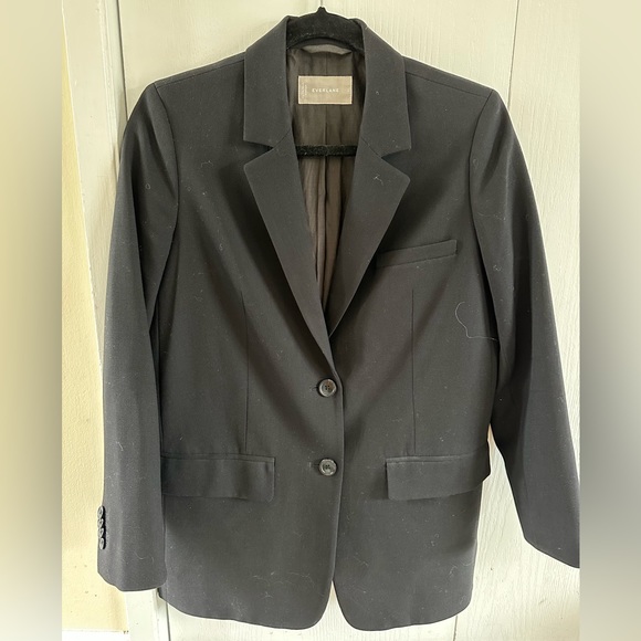 Everlane The Oversized Blazer in Black size 2 - Picture 3 of 7